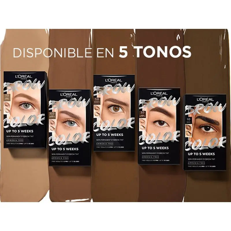 L'Oréal Paris Brauenfarbe Semi-Permanent Brauenfarbe 1.0 Schwarz