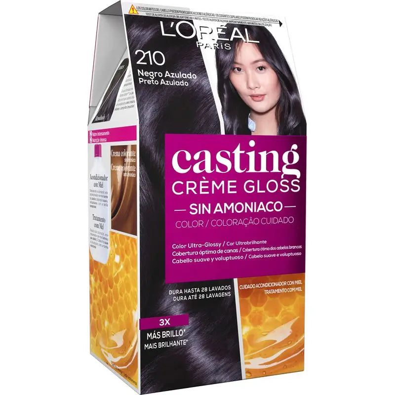 L'Oréal Paris Casting Creme Gloss Farbe Bad 210 Blau Schwarz