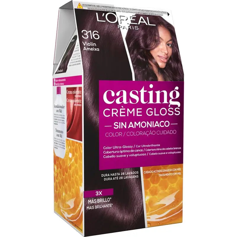 L'Oréal Paris Casting Creme Gloss Farbe Bad 316 Violine