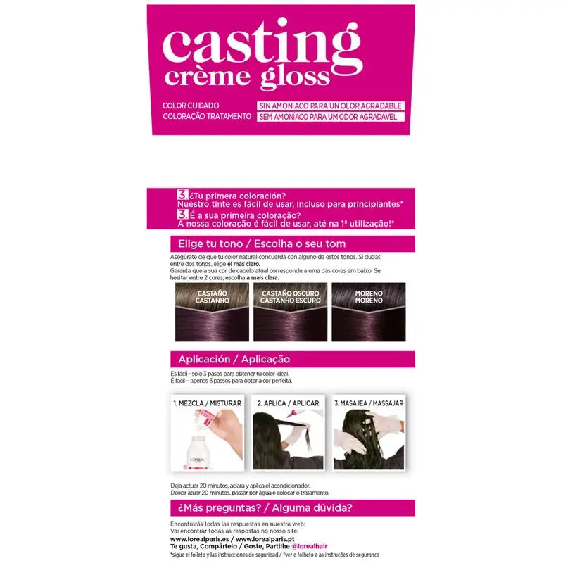 L'Oréal Paris Casting Creme Gloss Farbe Bad 316 Violine