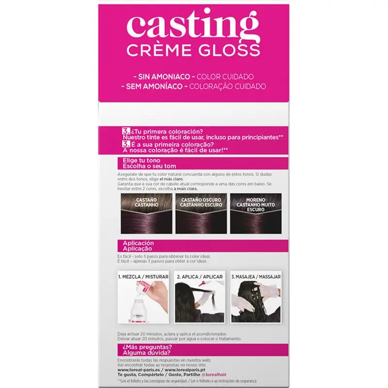 L'Oréal Paris Casting Creme Gloss Farbe Bad 316 Violine
