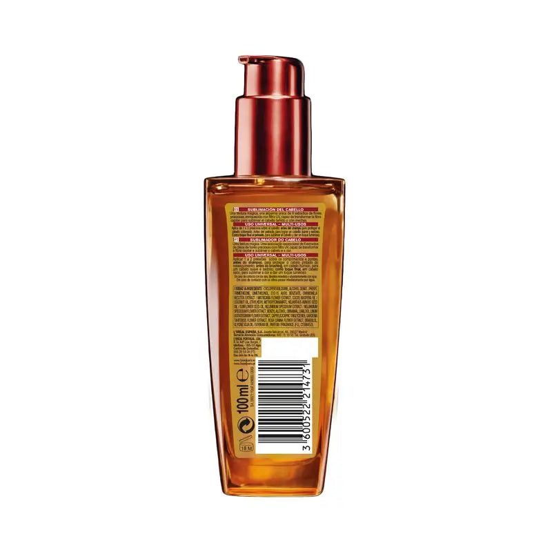 L'Oréal Paris Elvive Colour Live Extraordinary Oil, universell einsetzbare Behandlung für farbbehandeltes Haar 100Ml