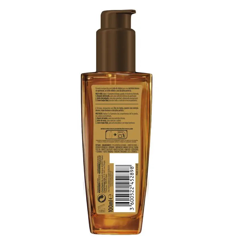 L'Oréal Paris Elvive Extraordinary Intense Nourishing Oil, Universal Use Treatment für trockenes Haar 100Ml