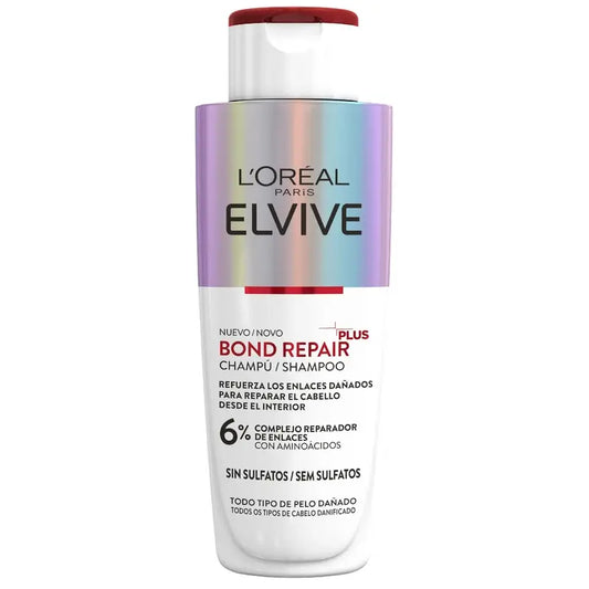 L'Oréal Paris Elvive Bond Repair Plus Kräftigendes Shampoo, 200 ml