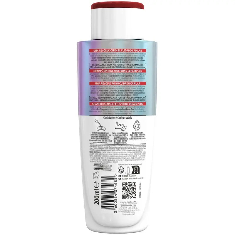 L'Oréal Paris Elvive Bond Repair Plus Kräftigendes Shampoo, 200 ml