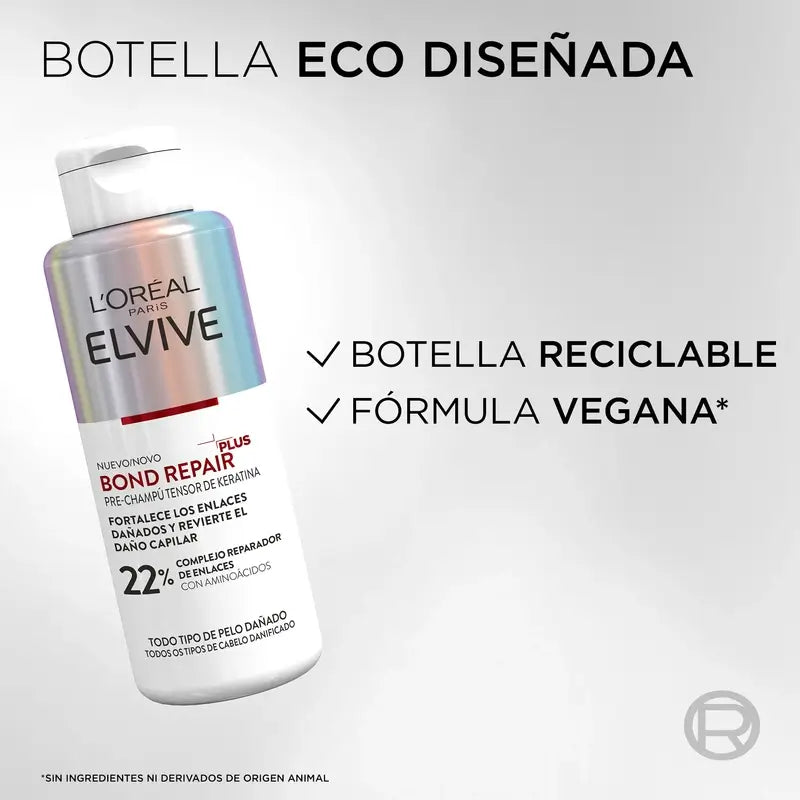 L'Oréal Paris Elvive Bond Repair Plus Keratin straffende Pre-Shampoo-Behandlung, 200 ml
