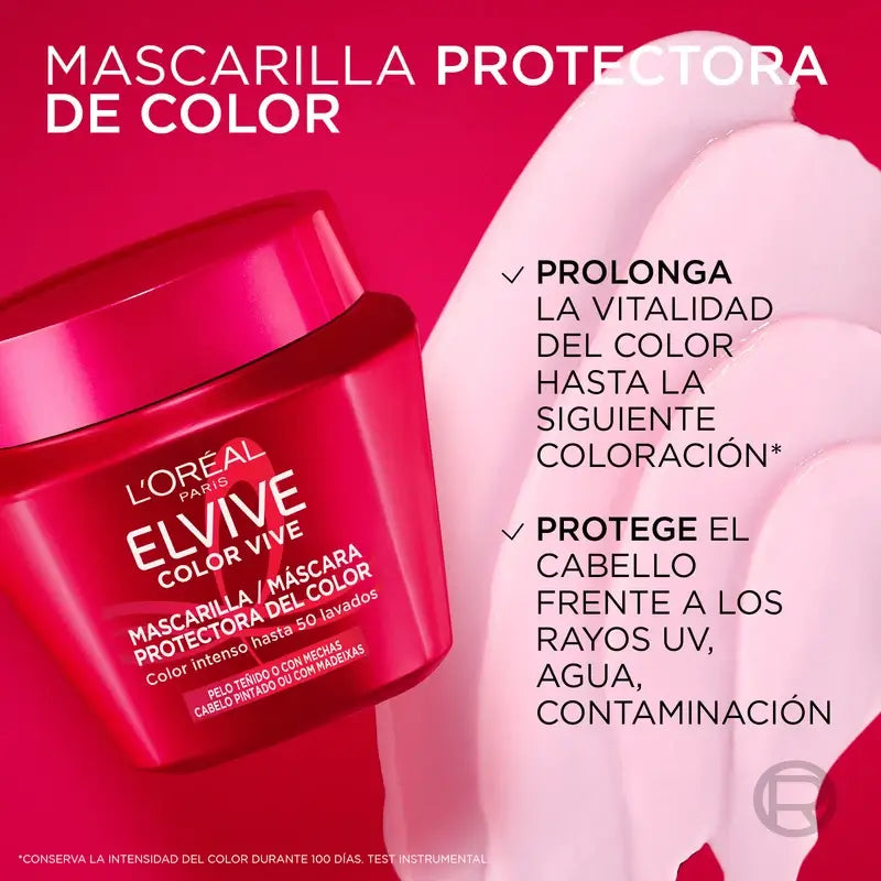 L'Oréal Paris Elvive Farbe Vive Farbe Lock Maske, 310 ml