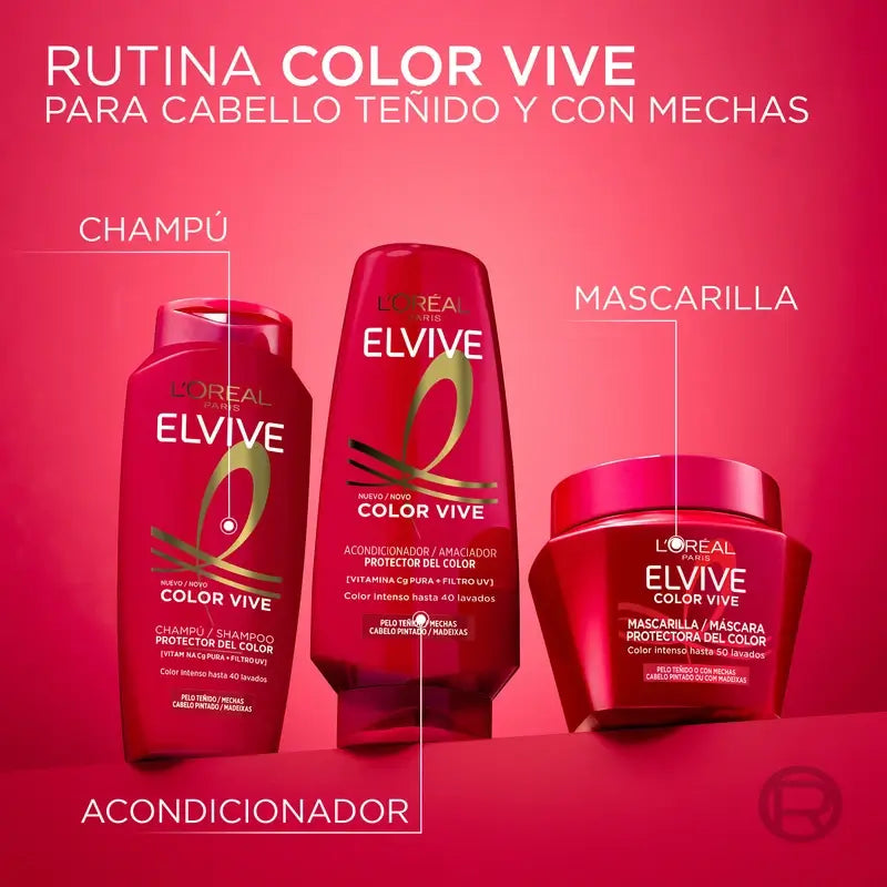 L'Oréal Paris Elvive Farbe Vive Farbe Lock Maske, 310 ml