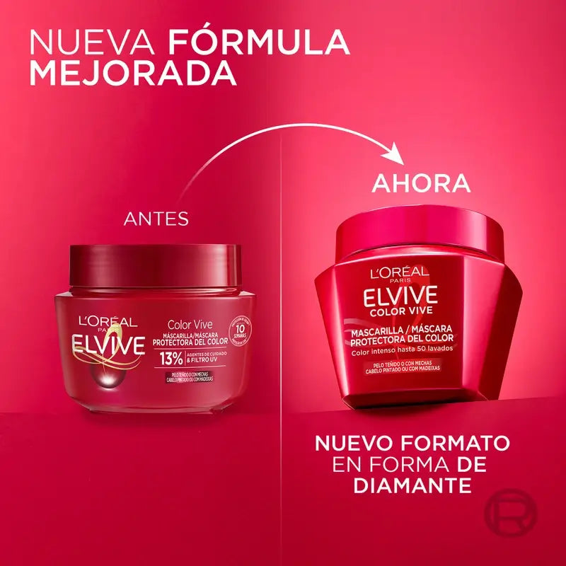 L'Oréal Paris Elvive Farbe Vive Farbe Lock Maske, 310 ml