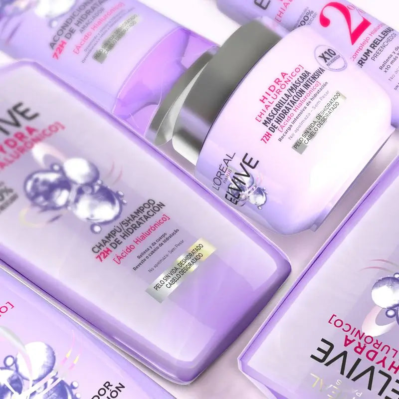 L'Oréal Paris Elvive Hydra Hyaluronic 72H Feuchtigkeitsspendende Spülung 300Ml