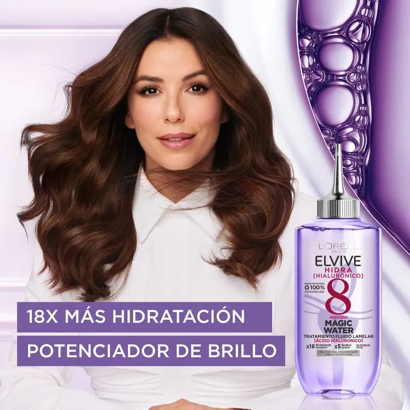 L'Oréal Paris Elvive Hidra Hyaluronic Magic Water: 8S Haarkur, Lamellar Technologie, 200Ml