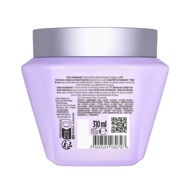L'Oréal Paris Elvive Hyaluron-Feuchtigkeitssperre-Maske, 310 ml