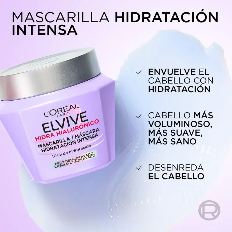 L'Oréal Paris Elvive Hyaluron-Feuchtigkeitssperre-Maske, 310 ml