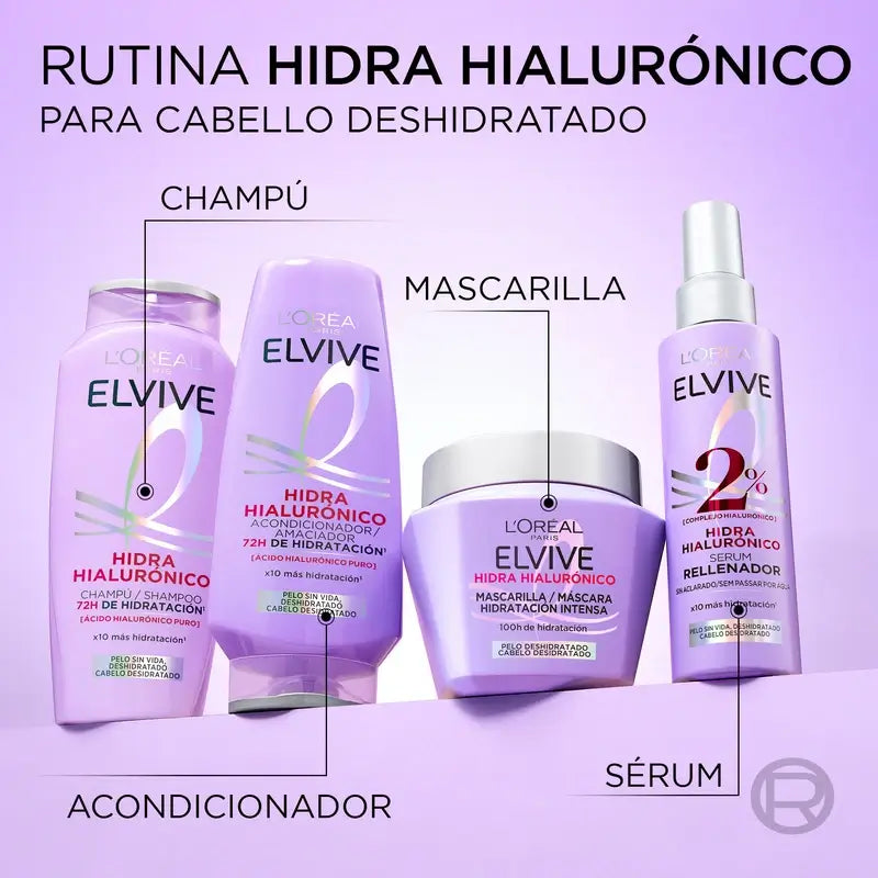 L'Oréal Paris Elvive Hyaluron-Feuchtigkeitssperre-Maske, 310 ml