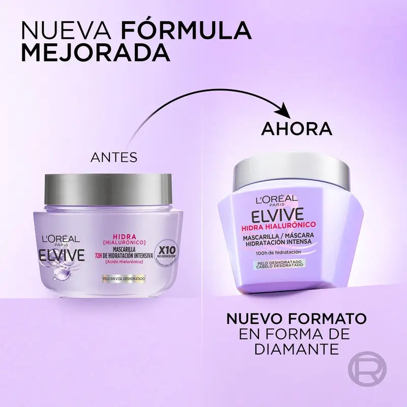 L'Oréal Paris Elvive Hyaluron-Feuchtigkeitssperre-Maske, 310 ml