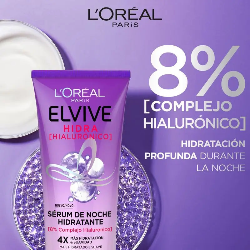 L'Oréal Paris Elvive Hydra Hyaluronic Feuchtigkeitsspendendes Nachtserum