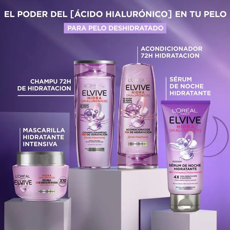 L'Oréal Paris Elvive Hydra Hyaluronic Feuchtigkeitsspendendes Nachtserum