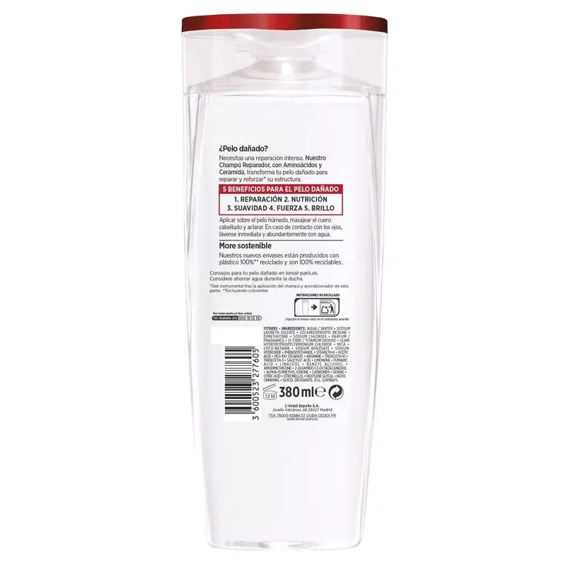 L'Oréal Paris Elvive Total Repair 5 Repair Shampoo für geschädigtes Haar 380 Ml
