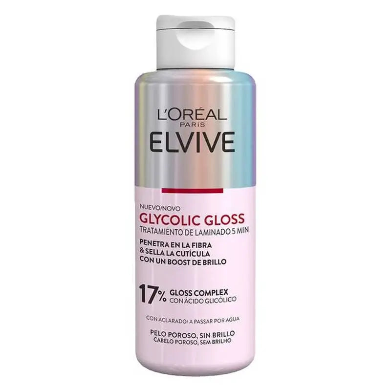 L'Oréal Paris Elvive 5 Min. Glykol-Glanzbehandlung mit Glykolsäure Weiches und glänzendes Haar