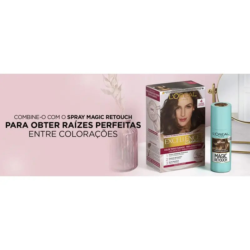 L'Oréal Paris Excellence Creme Dauerhafte Haarfarbe - Farbton 1 Schwarz
