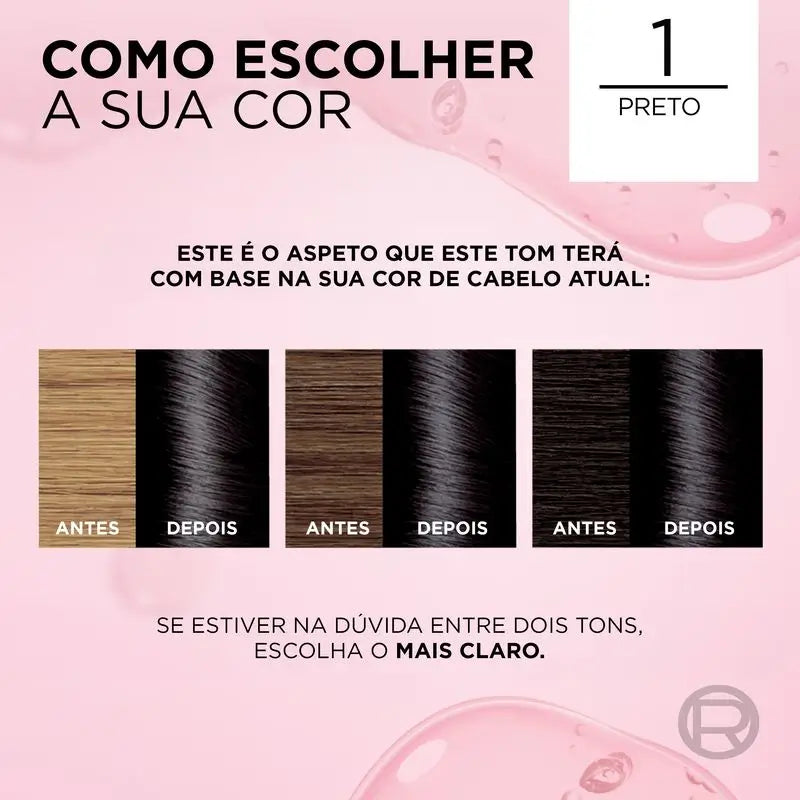 L'Oréal Paris Excellence Creme Dauerhafte Haarfarbe - Farbton 1 Schwarz