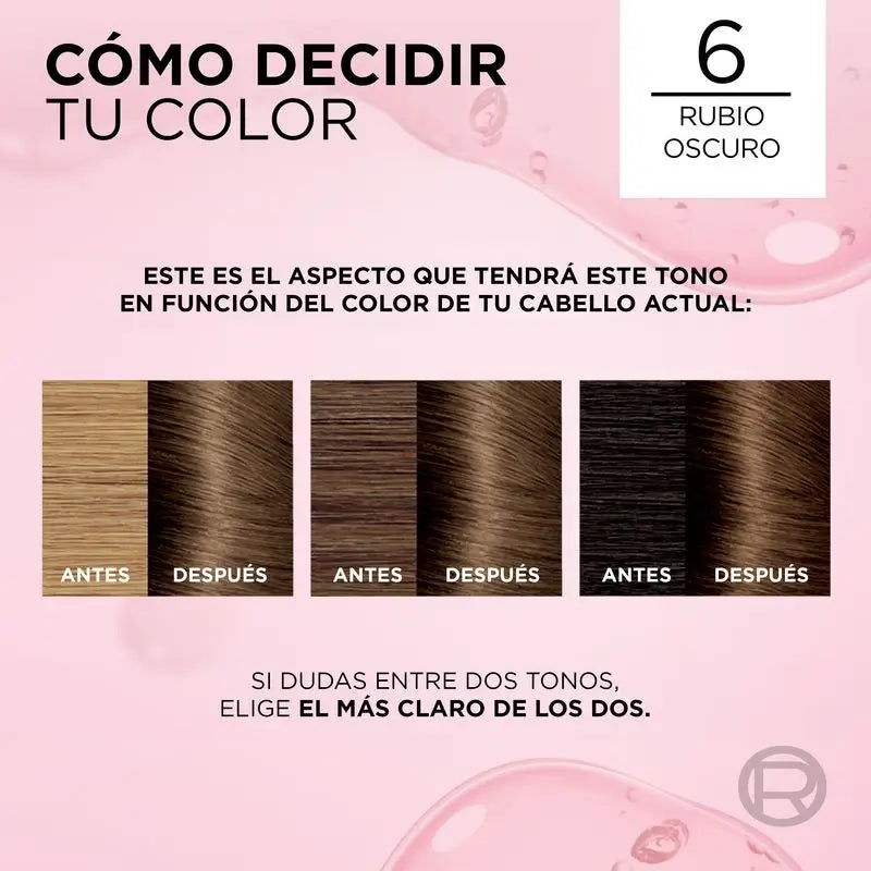 L'Oréal Paris Excellence Creme Dauerhafte Haarfarbe - Farbton 6 Dunkelblond