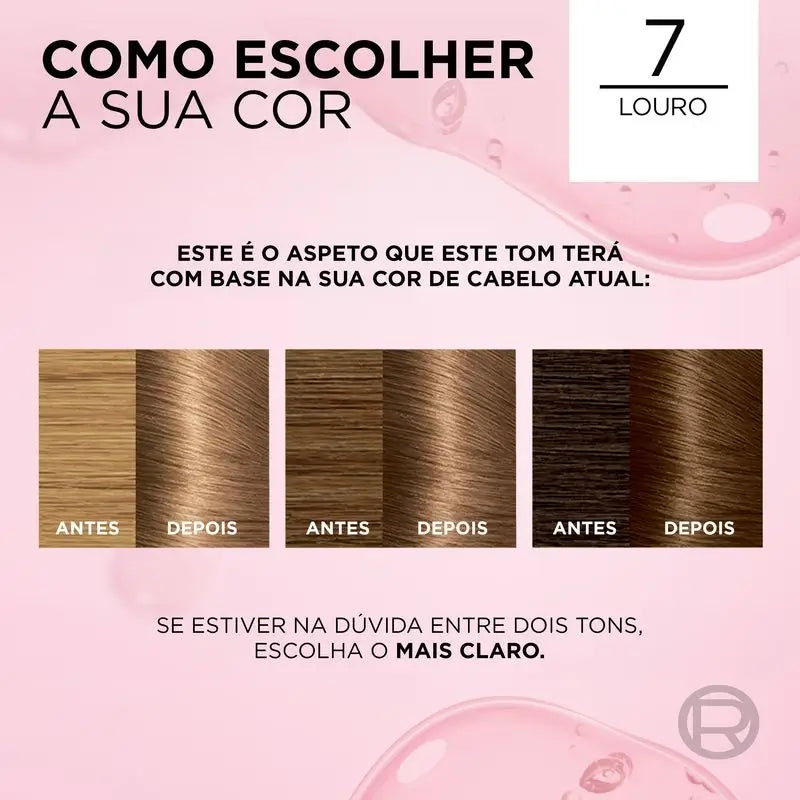 L'Oréal Paris Excellence Creme Dauerhafte Haarfarbe - Farbton 7 Blond