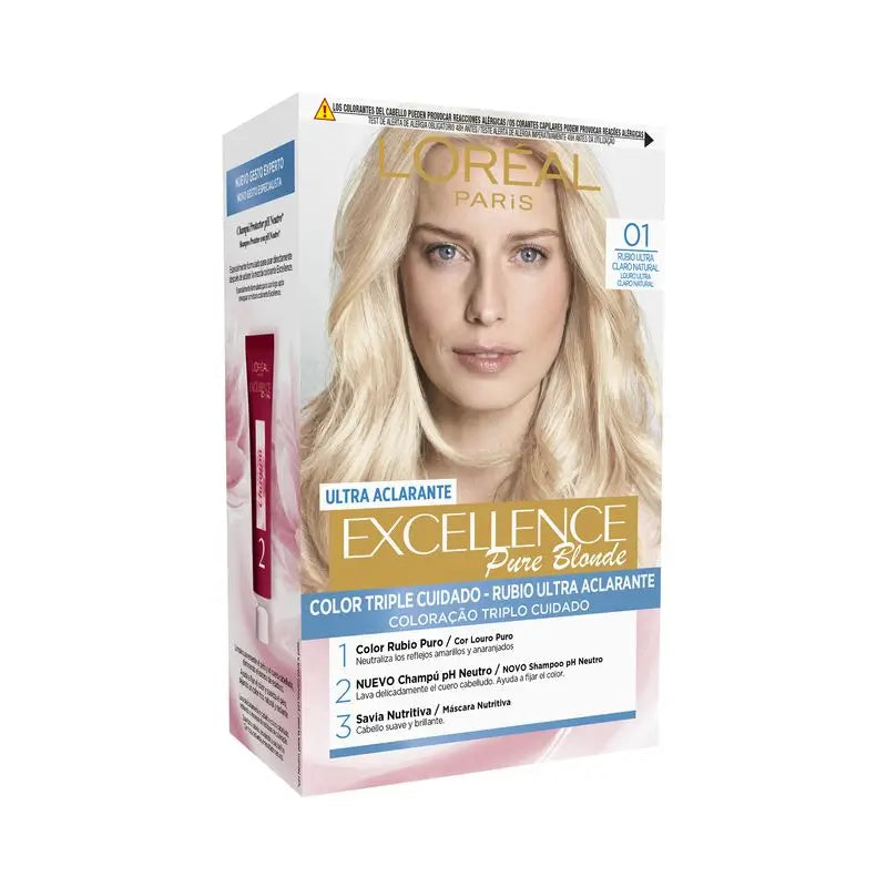 L'Oréal Paris Excellence Pure Blonde Ultra-Aufhellung - Farbe 01 Ultrahelles Naturblond