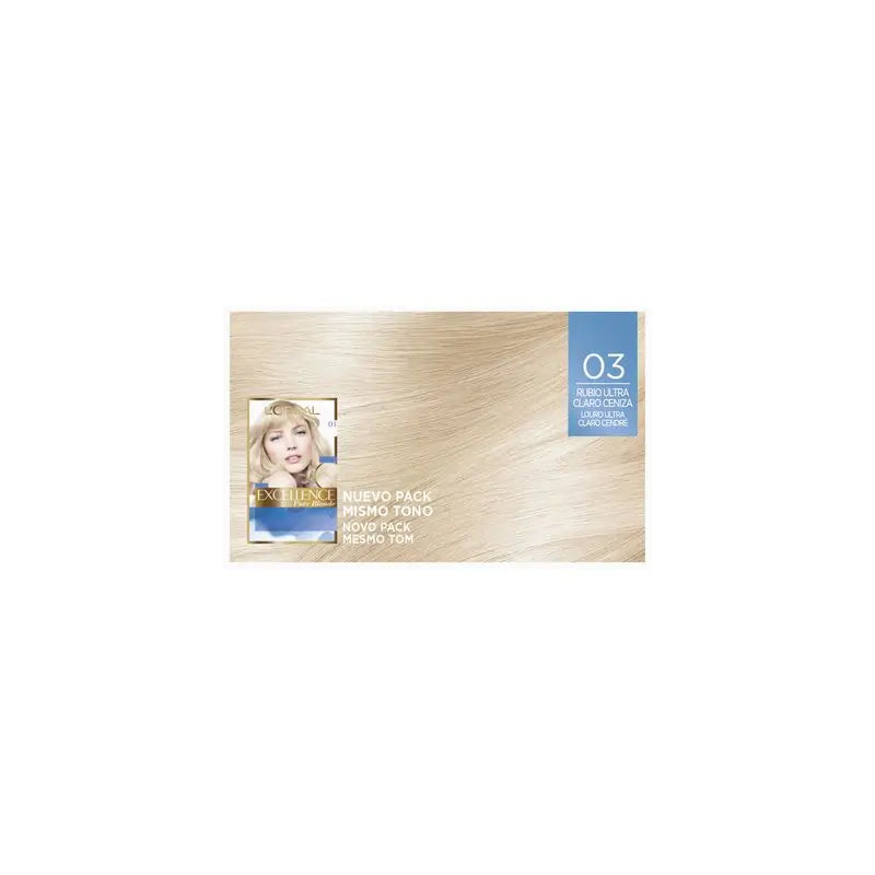 L'Oréal Paris Excellence Reines Blondes Ultra-Aufhellendes - Farbton 03 Ultrahelles Aschblond