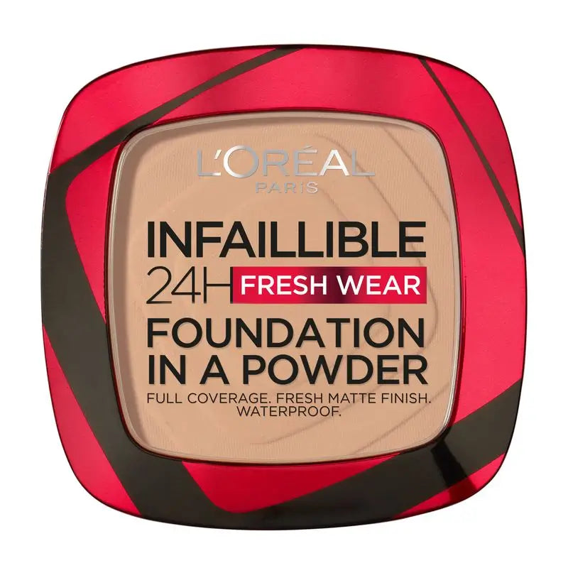 L'Oréal Paris Infallible 24H Langanhaltender Matte Kompaktpuder Farbton 120