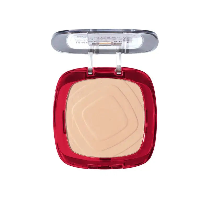 L'Oréal Paris Infallible 24H Long Lasting Matte Compact Powder Shade 20 Ivory Für mittlere dunkle Haut