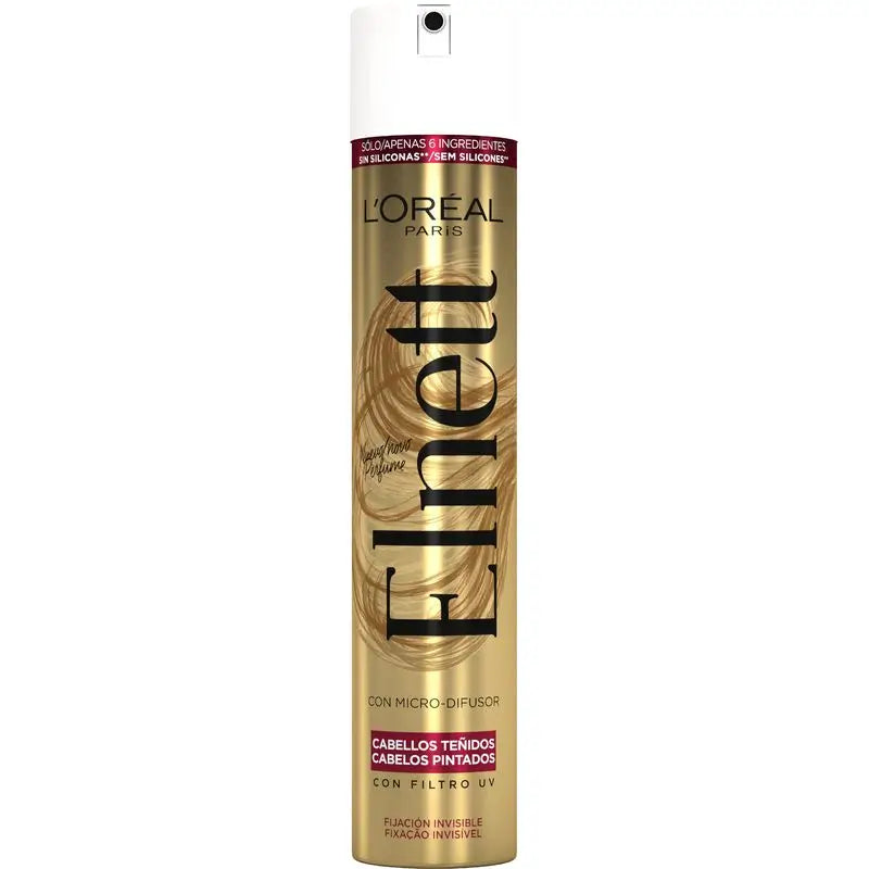 L'Oréal Paris Elnett Starker Halt Haarspray Farbe behandeltes Haar 400Ml