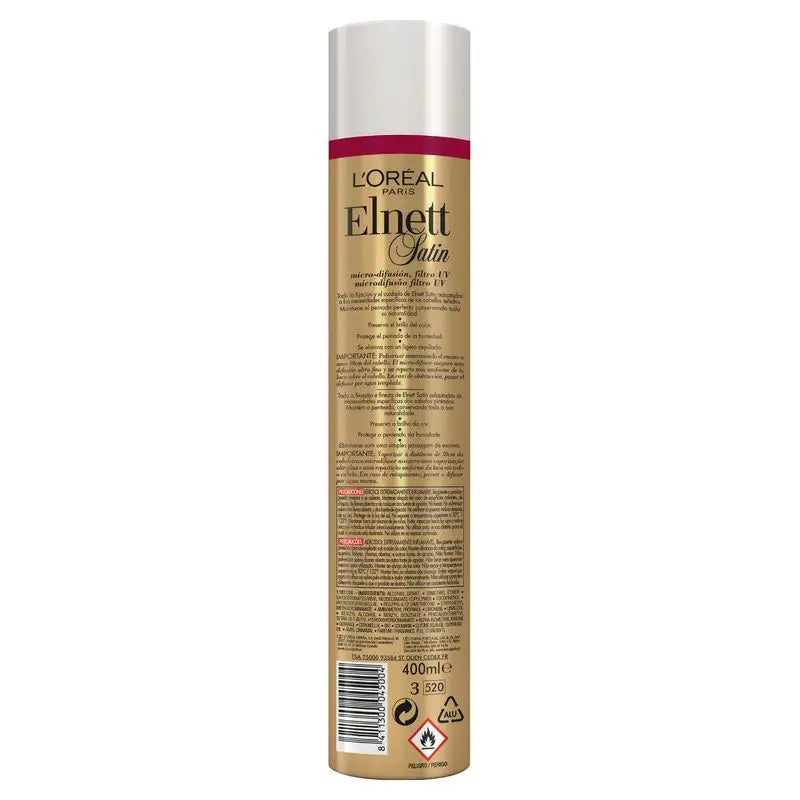 L'Oréal Paris Elnett Starker Halt Haarspray Farbe behandeltes Haar 400Ml