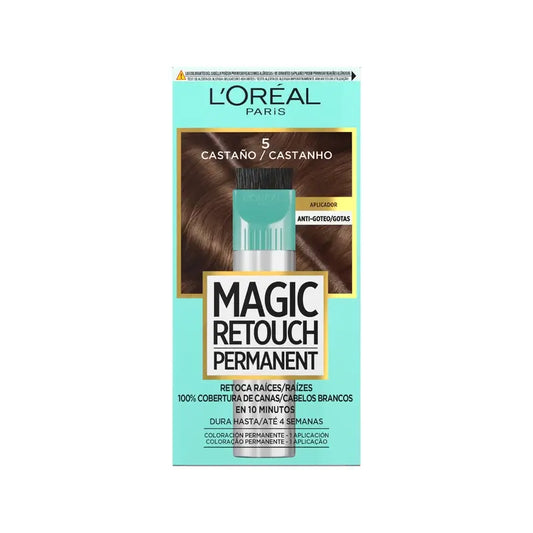 L'Oréal Paris Magic Retouch Permanent – Nachfärben der Haarwurzeln 5 Braun 18 ml