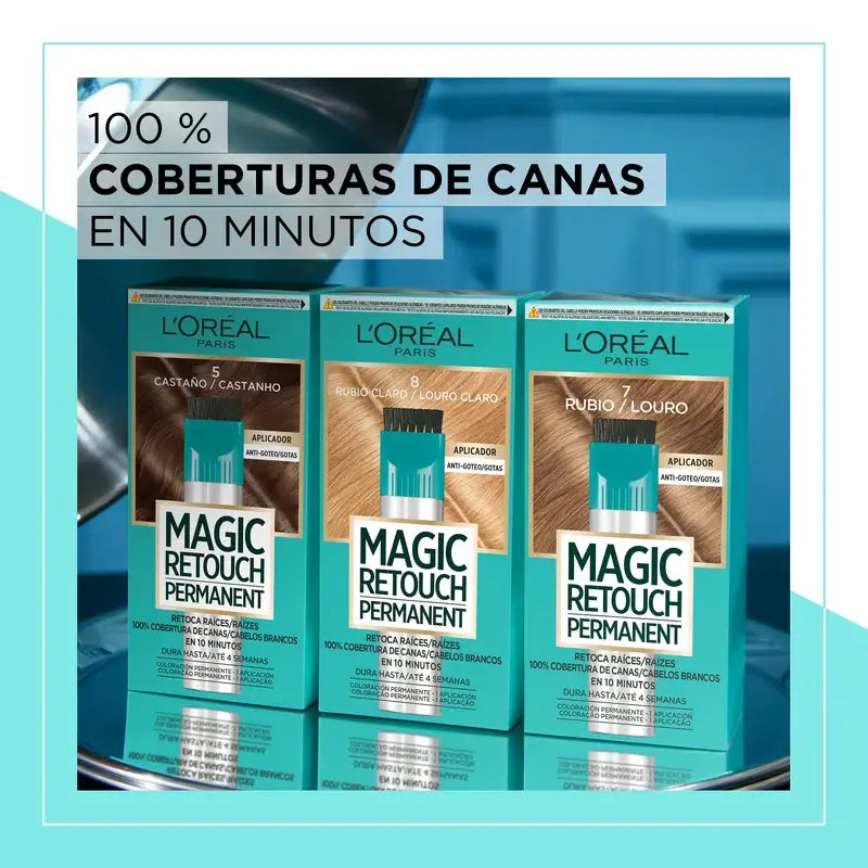 L'Oréal Paris Magic Retouch Permanent – Nachfärben der Haaransätze 7 Blond 18 ml