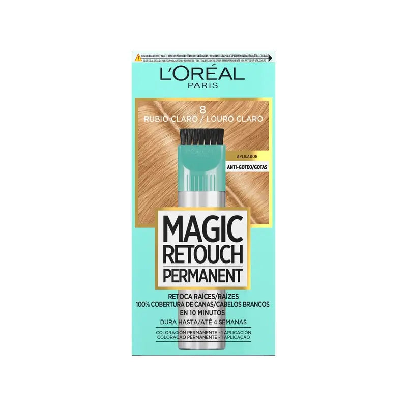 L'Oréal Paris Magic Retouch Permanent – Ansatzkorrektur 8 Hellblond 18 ml