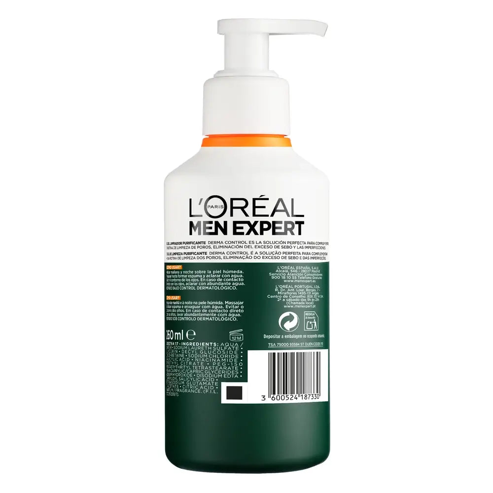L'Oreal Paris Men Expert Derma Control Reinigungsgel , 260 ml