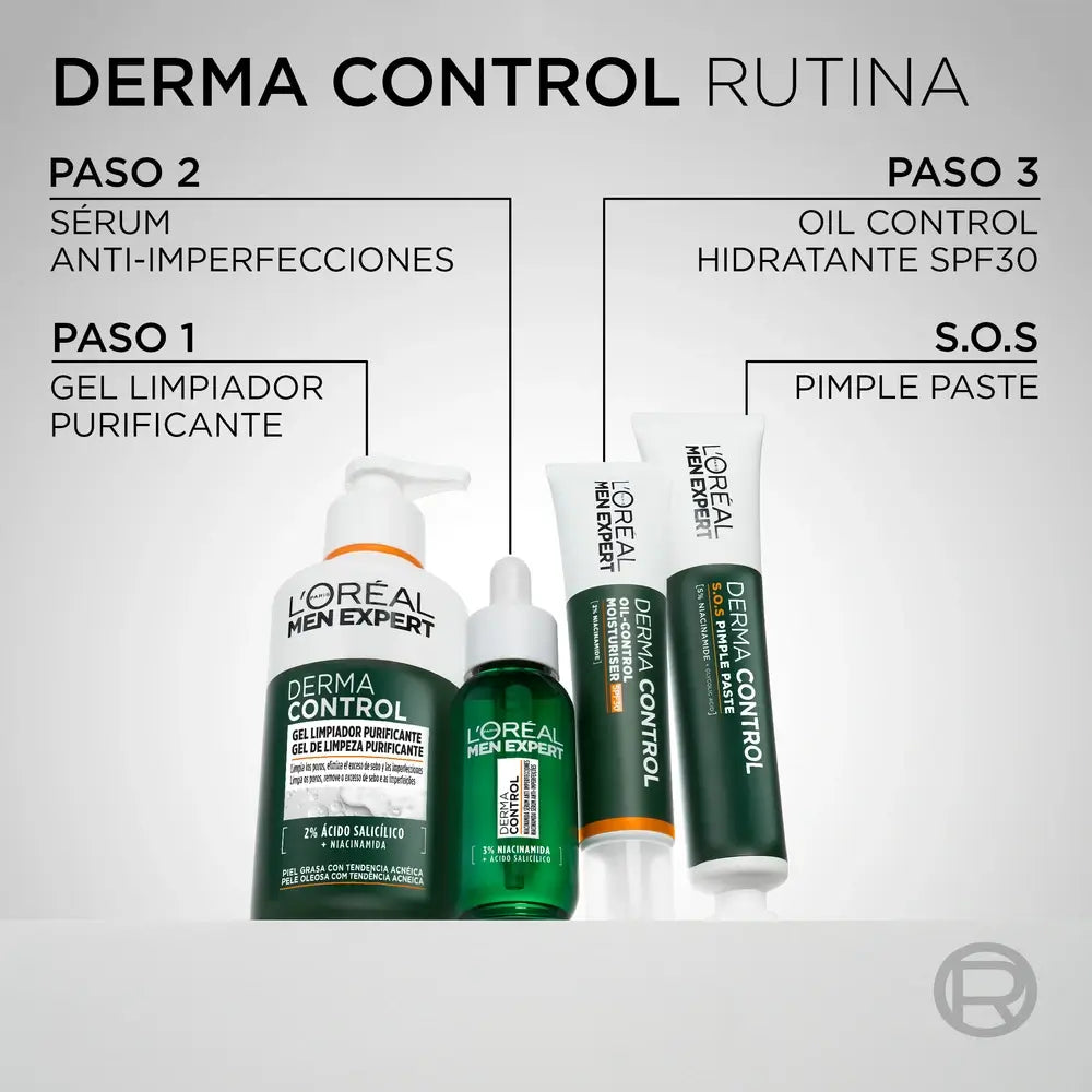 L'Oreal Paris Men Expert Derma Control Reinigungsgel , 260 ml
