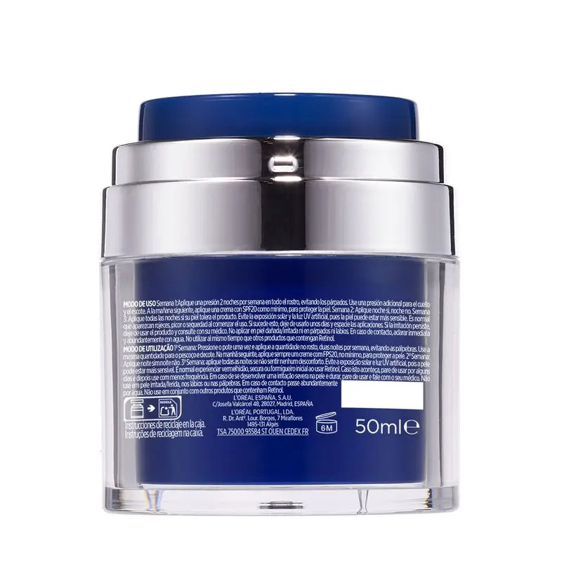 L'Oréal Paris Pressed Laser Revitalift Nachtcreme mit Retinol + Niacidamid Einzeldosis-Format, 50 ml