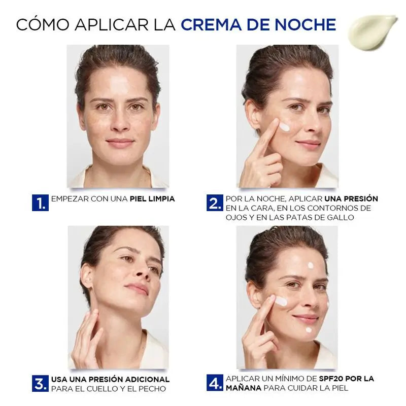 L'Oréal Paris Pressed Laser Revitalift Nachtcreme mit Retinol + Niacidamid Einzeldosis-Format, 50 ml