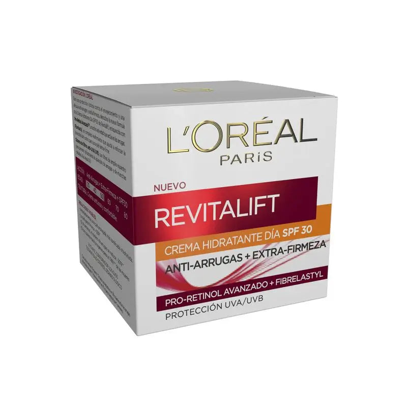 L'Oréal Paris Revitalift Anti-Falten-Tagescreme mit Sonnenschutz - mit Pro-Retinol - 50 Ml