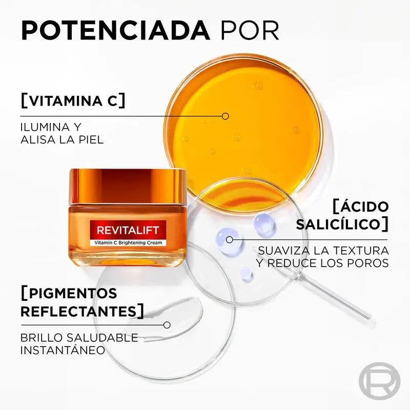 L'Oréal Paris Revitalift Vitamin C Hautaufhellung & Porenverkleinerung Gel-Creme