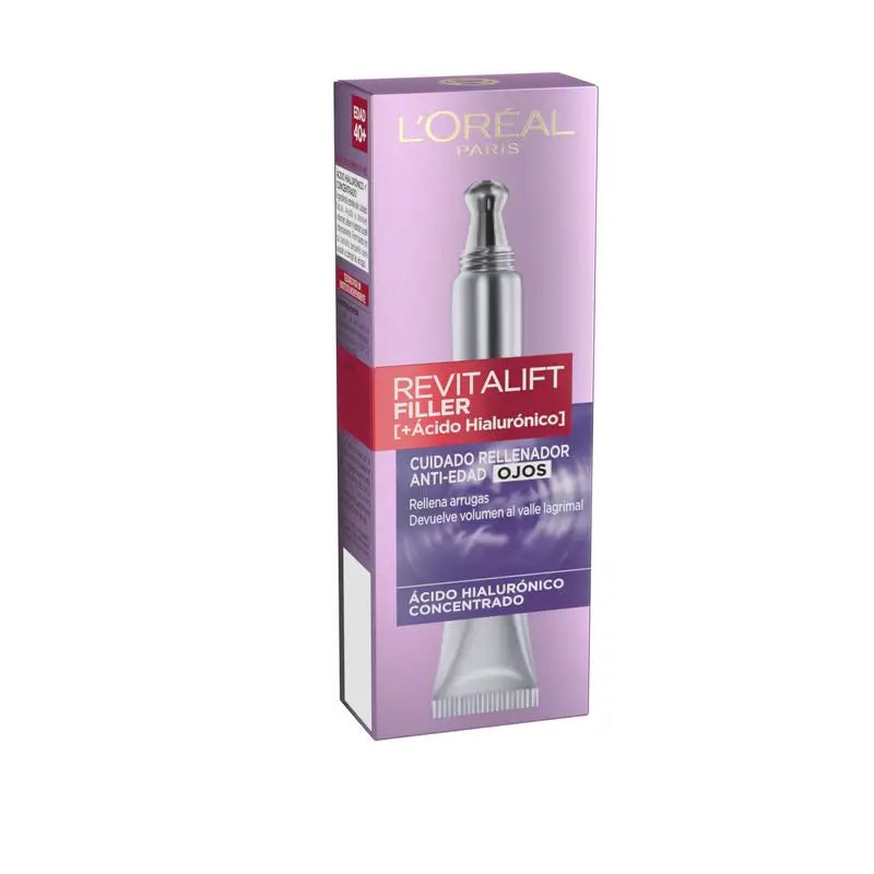 L'Oréal Paris Revitalift Filler Anti-Age Plumping Augenkontur [+Hyaluronsäure]-15Ml