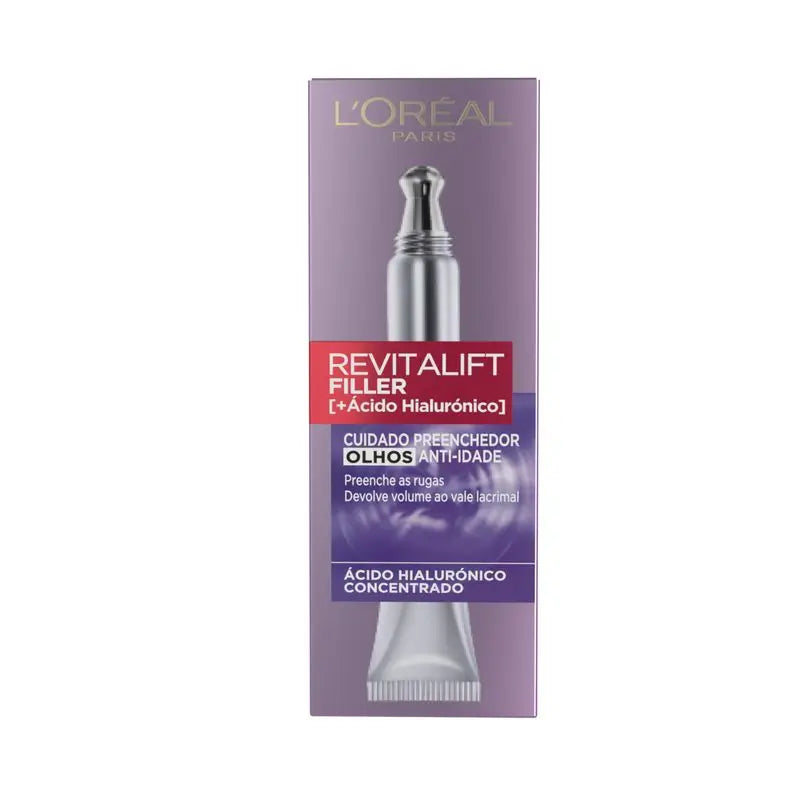 L'Oréal Paris Revitalift Filler Anti-Age Plumping Augenkontur [+Hyaluronsäure]-15Ml
