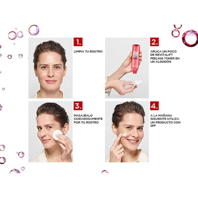 L'Oréal Paris Revitalift Perfektionierendes Gesichtswasser, Wassermelonenextrakt, glatte & strahlende Haut in 30 Sekunden, 180Ml