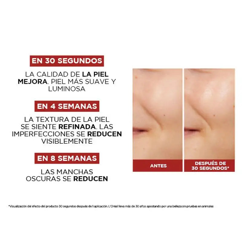 L'Oréal Paris Revitalift Perfektionierendes Gesichtswasser, Wassermelonenextrakt, glatte & strahlende Haut in 30 Sekunden, 180Ml