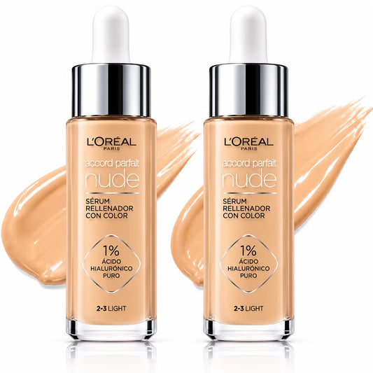 L'Oréal Paris Colour Serum Accord Parfait Farbton 2-3 Light , Packung 2