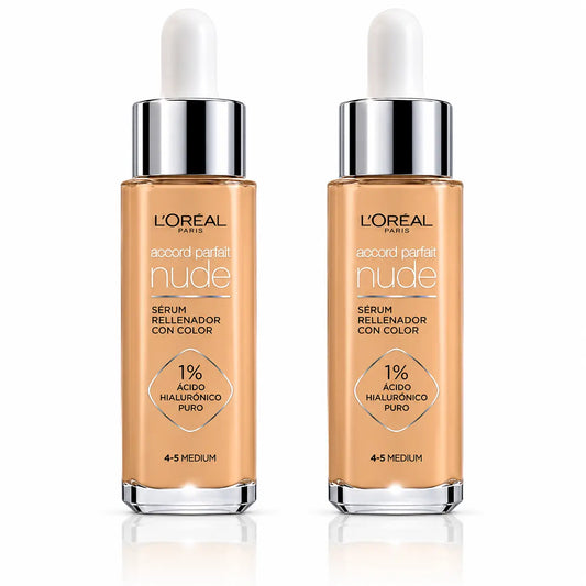 L'Oréal Paris Farbserum Accord Parfait Ton 4-5 Medium , Packung 2