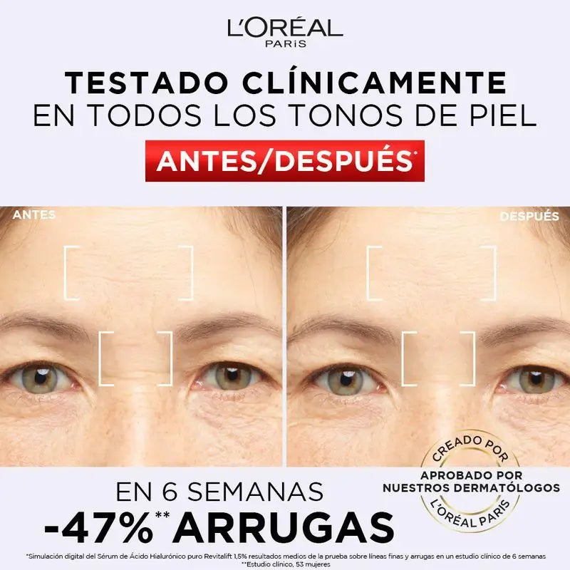 L'Oréal Paris Revitalift Filler Anti-Falten-Filler-Serum - 1,5% reine Hyaluronsäure.