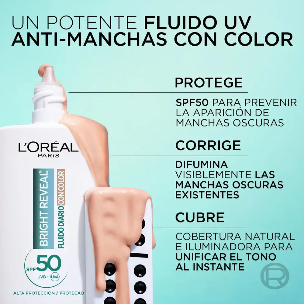 L'Oreal Paris Hautpflege Uv Bright Reveal Light , 50 ml